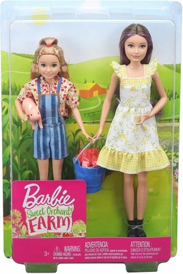 Barbie Zestaw GHT16 Lalki Skipper + Stacie Zabawa na Farmie