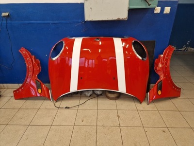 Крыло левый перед mini cooper one r56 chilli red фото №1