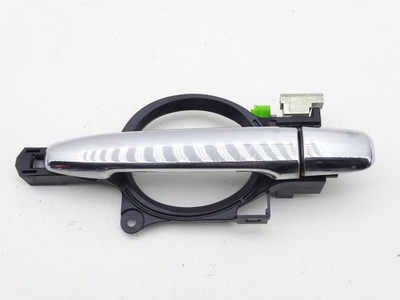 Outlander ii 06-12 ручка дверь левый задняя хром фото №1