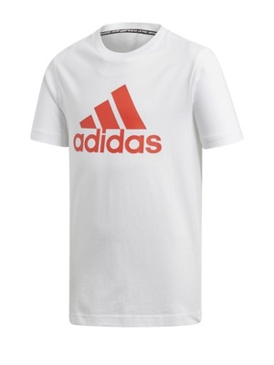 ADIDAS T-SHIRT BIAŁY YB MH BOS T DV0827 176