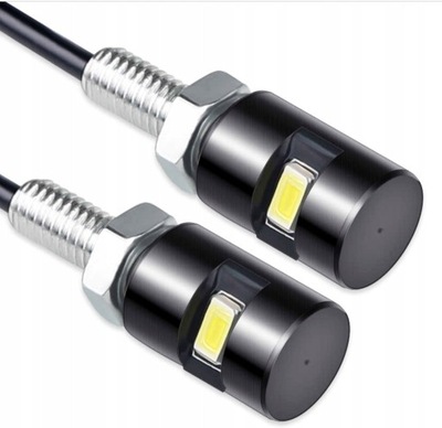 OŚWIETLENIE LAMPKA PODŚWIETLENIE TABLICY REJESTRACYJNEJ LED MOTOCYKL 2szt