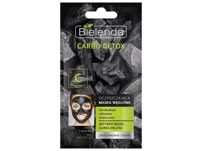 Bielenda Carbo Detox Maseczka kremowa cera tłusta