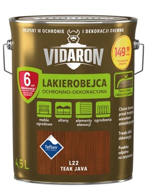 VIDARON LAKIEROBEJCA 4,5L TEAK JAVA