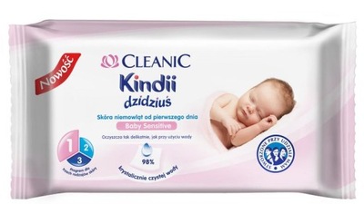 Chusteczki nawilżane Cleanic Kindi a'60 natural