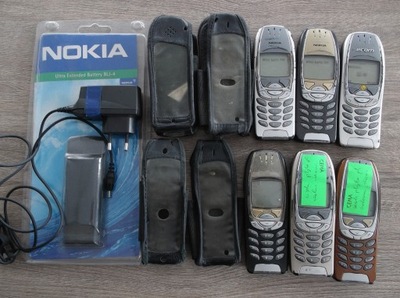 telefon komórkowy nokia 6310i telefony pokrowce ładowarka komplet