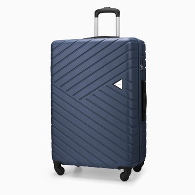 Duża walizka PUCCINI MALAGA ABS027A 7A Granatowa