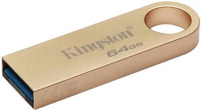 SZYBKI Pen-drive 64GB Kingston Data-Traveler DT-SE9-G3 USB-3.2 METAL BRELOK