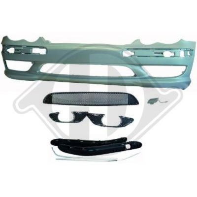 Бампер do mercedes c180-320 w203 00- фото №1