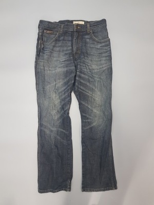 WRANGLER TEXAS STRETCH spodnie jeansy męskie 33/30 pas 88