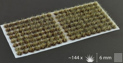 Grass tufts - 6 mm - Burned Tufts (Small)