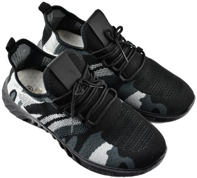 BUTY ADIDASY PIANKOWE BARDZO LEKKIE CZARNE 41