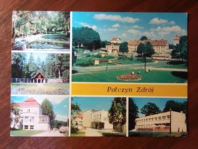 POŁCZYN-ZDRÓJ widoki park kino autobus 1975 r.