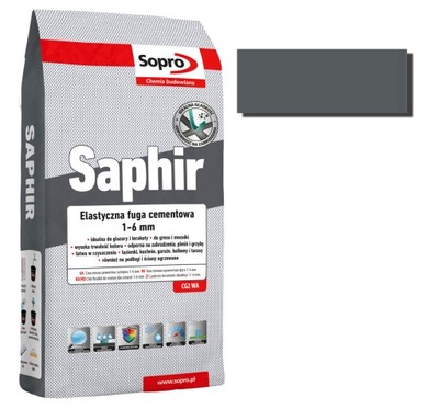 SOPRO Fuga Saphir 66 Antracyt 3kg (9523/3)