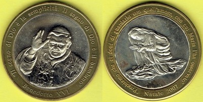 Watykan Medal Benedetto XVI 2007 r. - (48)