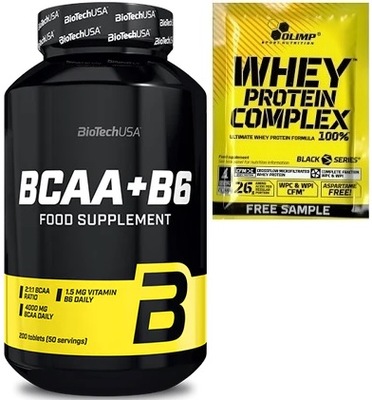 BioTech BCAA + B6 200 tabl.+próbka