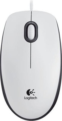 LOGITECH M100 mysz optyczna USB 1000 DPI HQ BIAŁA