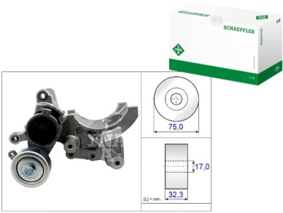 Ina napcz ремінь клиновий wiel. toyota land crusie фото №1