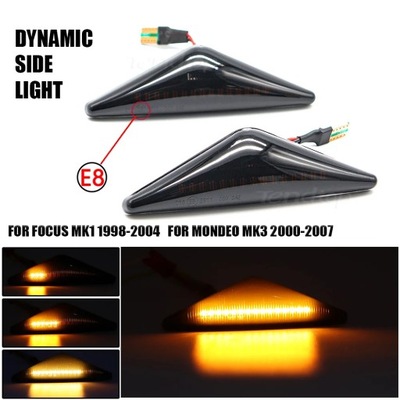 ДЛЯ FORD MONDEO 3 MK3 FOCUS 1 MK1 PŁYNĄCA СТОРОНА REPEATER СТОП СИГНАЛ LED (СВІТЛОДІОД) DYNAM