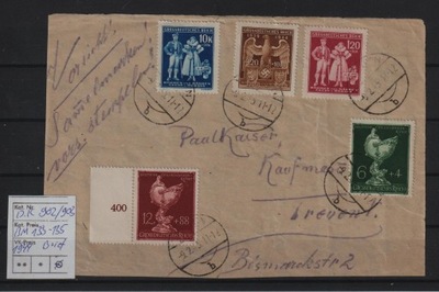 NIEMCY Deutsches Reich ANK Nr.B.M. 133-135 + 902-903 D.Reich na liście
