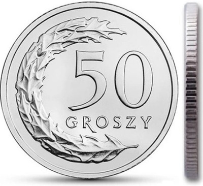 50 gr groszy 2019 mennicza mennicze