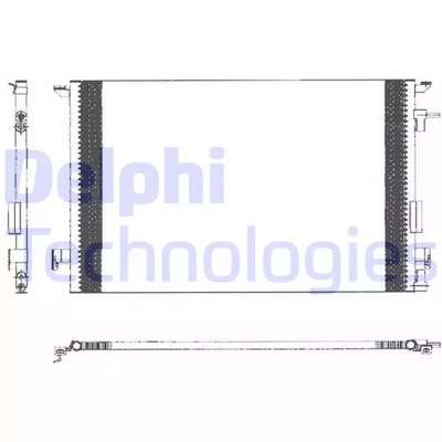 Delphi tsp0225463 конденсатор, кондиціонер фото №1