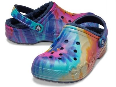 Crocs klapki CROCS BAYA LINED TIE DYE GRAPHIC CLOG 207329 r. 38,5