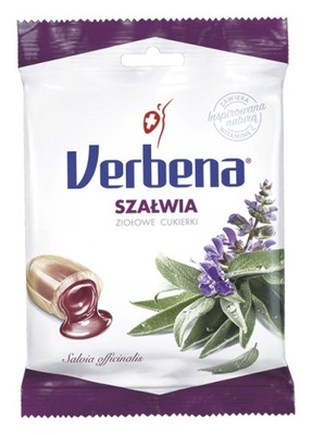 Cukierki Verbena Szałwia ziołowe z witaminą C