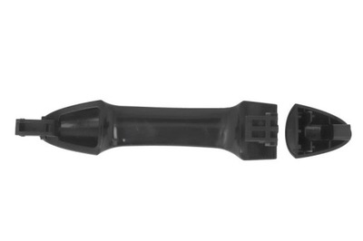 Ручка двері задня ліва зовнішня чорний do фарбування kia picanto iii 2017- фото №1