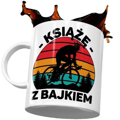 KSIĄŻE Z BAJKI KUBEK ROWER dla ROWERZYSTY KOLARSKI