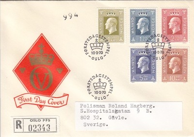 Norwegia FDC