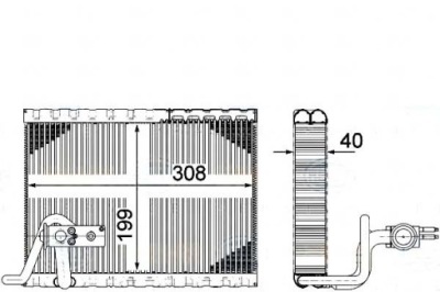 Behr hella випарник кондиціонера citroen ds5 1.6 t фото №1