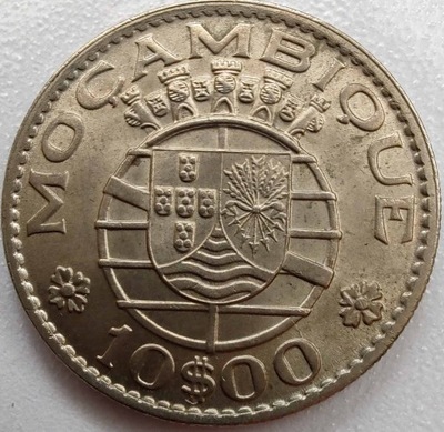 0883c - Mozambik 10 eskudo, 1970