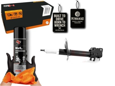 Амортизатор перед левый газовый nissan x-trail t30 2001 #petrolhead pro+ kit1 фото №1