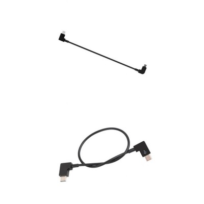 Kąt prosty USB C do USB C + USB C do Micro USB