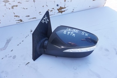 Дзеркало ліва 8 pin hyundai ix35 i 5k фото №1