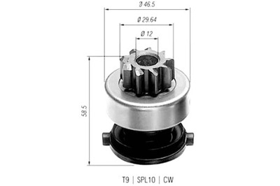 BENDIKS СТАРТЕРА BMW 1502-2002 E10 2500-3.3 E3 3 E21 3 E30 3 E36 5