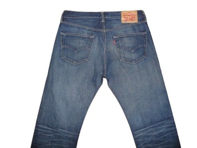 Spodnie dżinsy LEVIS 501 W34/L32=44/105cm jeansy
