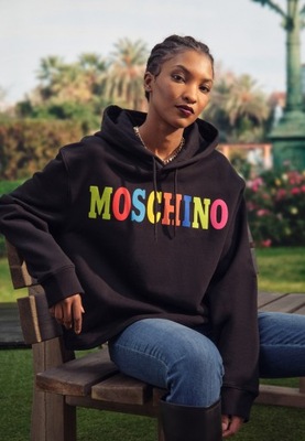 Bluza kolorowe logo Moschino 38