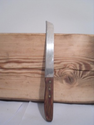 Stary nóż Gerlach drewniana rękojeść nóź z PRL-u sygnowany GERLACH