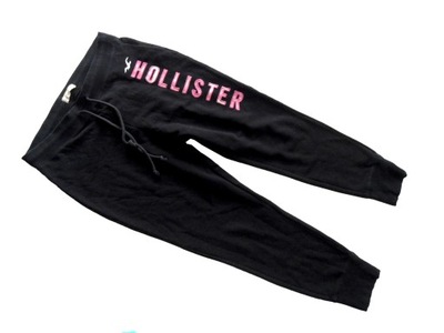 HOLLISTER bawełniane spodnie dresowe L