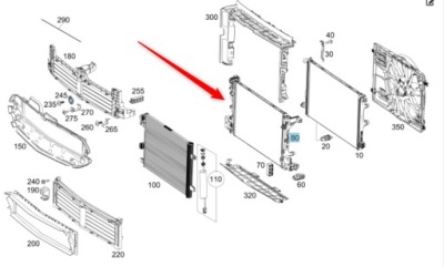 Радиатор wody оригинальная mercedes-benz a w177 фото №1