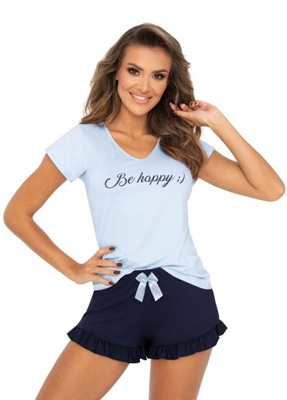 Piżama Be Happy 1/2 Blue Niebieski 42