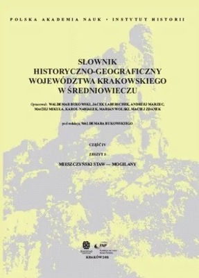 Słownik historyczno-geograficzny woj. krakowskiego
