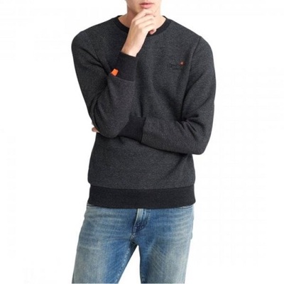 Superdry Orange Label Textured Crew Sweatshirt M