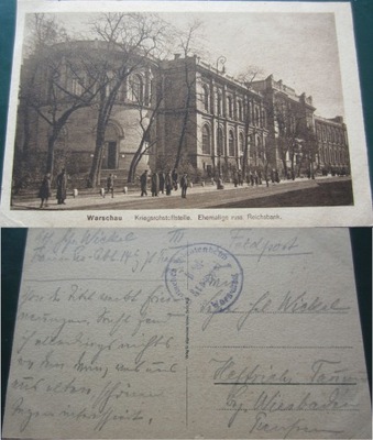 Warszawa Bank 1917r.