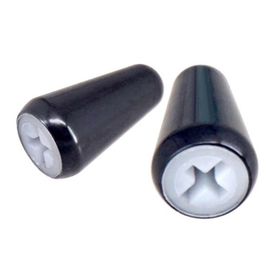 2Pcs Toggle Switch Knob Tip Caps Durable Portable Handle for Pickup Black