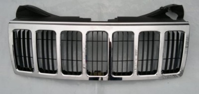 Jeep grand cherokee wk lift 2008 08 09 10 решётка радиатора решётка радиатора хром фото №1