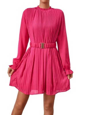 S PLISOWANA SUKIENKA MINI