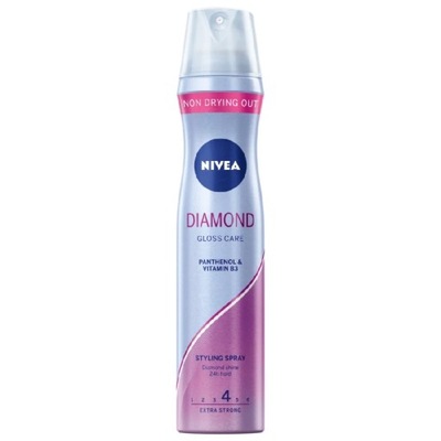 NIVEA Lakier Do Włosów Diamond Gloss 250ml