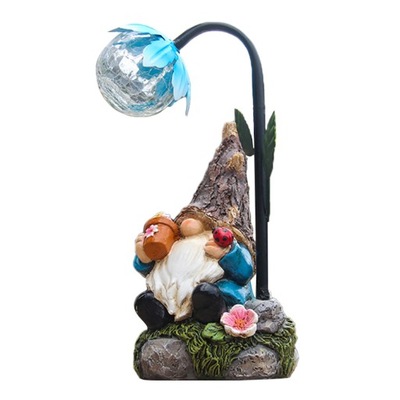 WYSTRÓJ PATIO GNOM RZEŹBA SŁONECZNE SKRZATY PATIO SKRZAT OGRODOWY FIGURKA